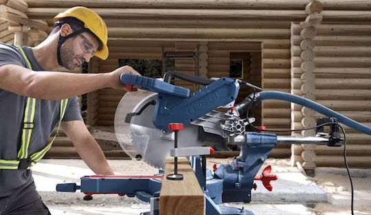 Bosch Gcm Fierăstrău Cu Tăietor De Unghi La Rețea Diametru Disc 305mm