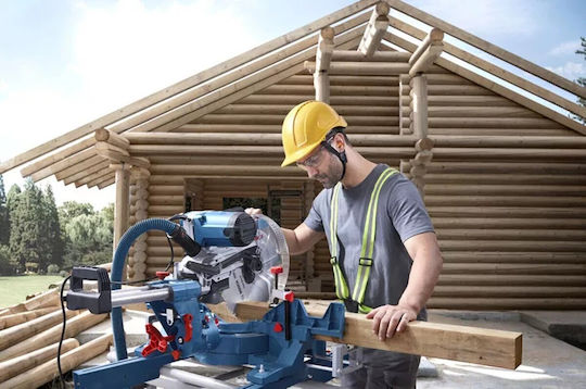 Bosch Gcm Fierăstrău Cu Tăietor De Unghi La Rețea Diametru Disc 305mm