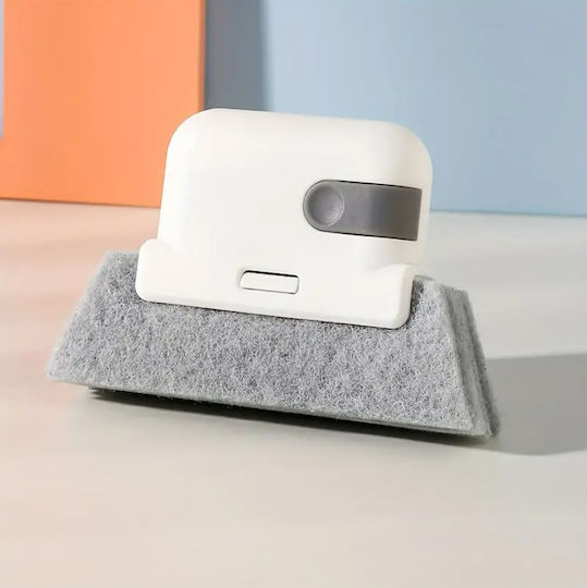 Brush Cleaning Window Frames Reusable 13.5x8.5x2 Cm Gray