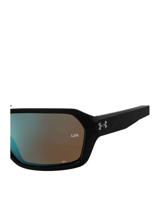 Under Armour Ανδρικά Γυαλιά Ηλίου με Μαύρο Κοκκάλινο Σκελετό και Μαύρο Φακό UA Recon 807/W1