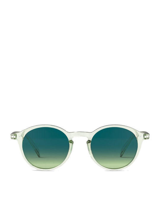Izipizi Unisex Sunglasses With Green Frame And Green Gradient Polarized Mirror Lens