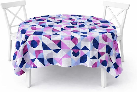 Pucioasa Față De Masă Violet/Albastru 160x160 Cm