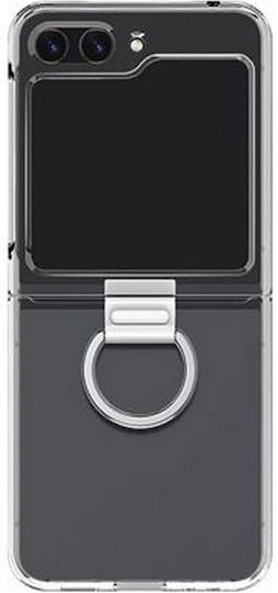 Samsung Case Galaxy Z Flip 5 Metal Ring Transparent