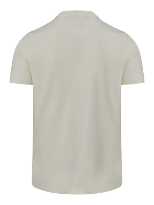 Herrenblusen Crewneck T-Shirt Ecru