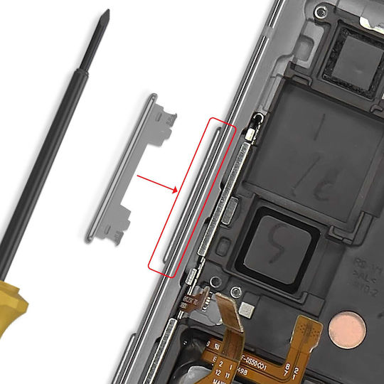 Samsung Replacement Volume Button Galaxy S21 Fe Service Pack Graphite