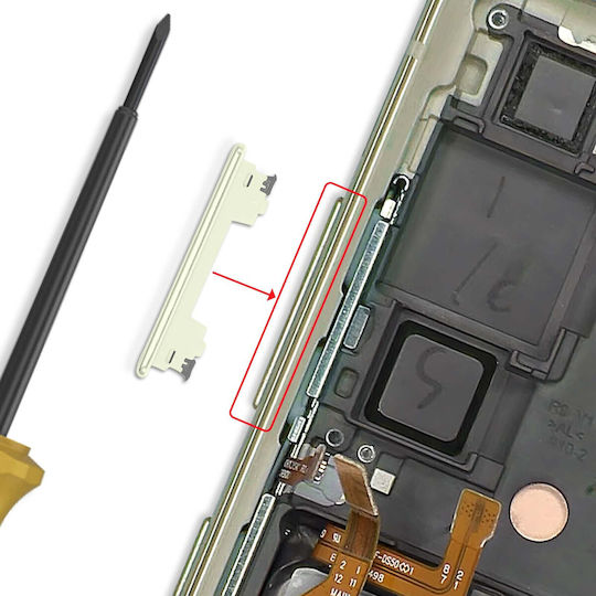 Samsung Replacement Volume Button Galaxy S21 Fe Service Pack Olive Green
