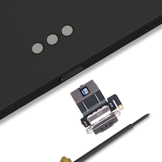 Clappio Charging Port Ipad Pro 11 2024 Usb-c Connector Repair Part Grey