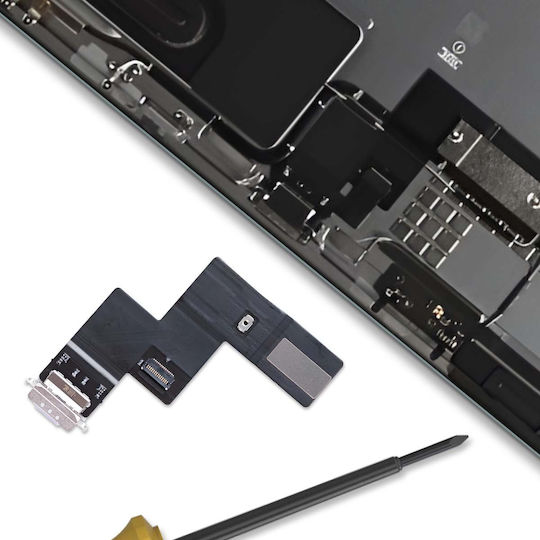 Clappio Charging Port Ipad Air 13 2024 Usb-c Connector Repair Part Blue