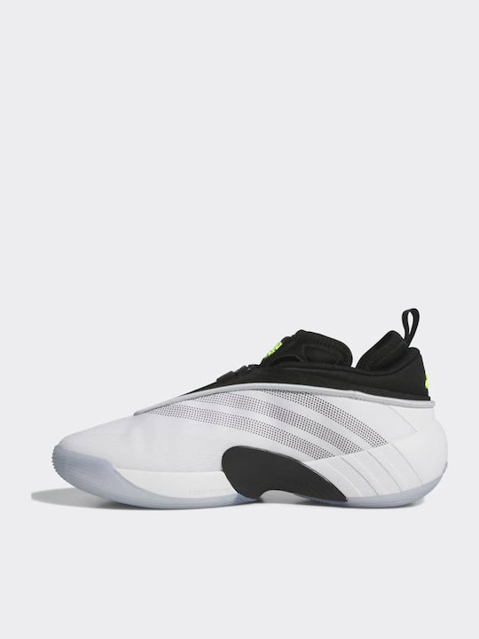 D.O.N. Issue 7 Low Basketball Shoes Cloud White Core Black Lucid Lemon