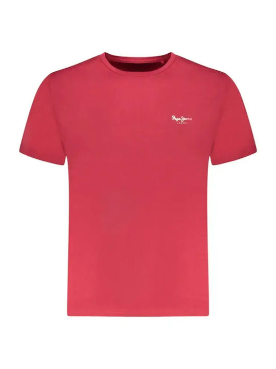 Original Basic T-Shirt Burgundisch