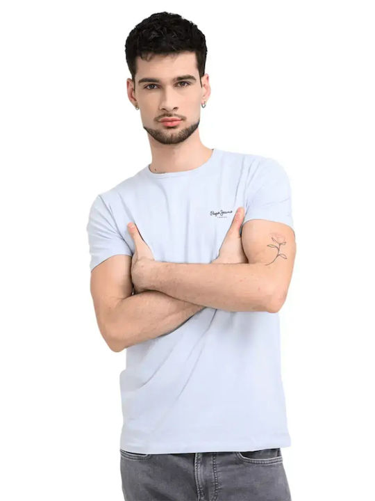Basic T-Shirt Blau Des Eises