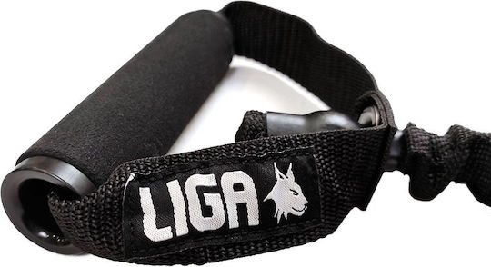 Liga Sport Resistance Band Gymtube with Handles Black