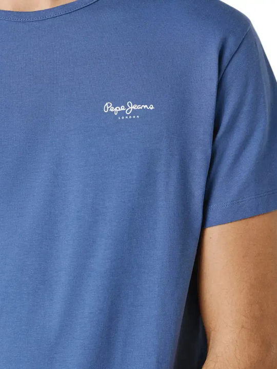 Original Basic T-shirt Μπλε Ουρανού