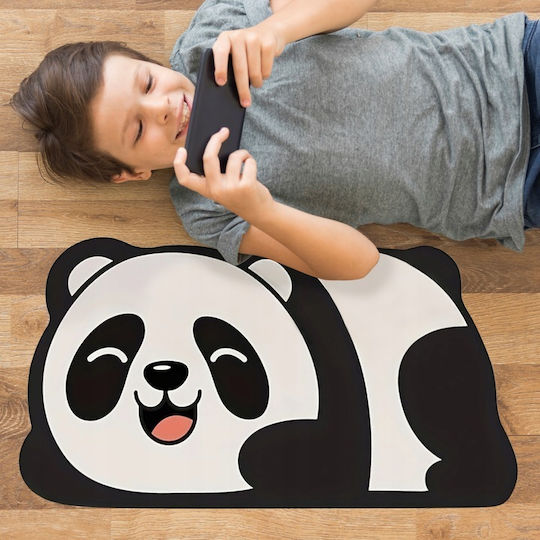 Antiderapant Covoare De Baie ZD1BAT3QWSHPANDA Alb/Negru 40x60 Cm