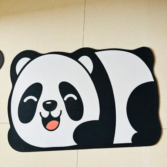 Antiderapant Covoare De Baie ZD1BAT3QWSHPANDA Alb/Negru 40x60 Cm