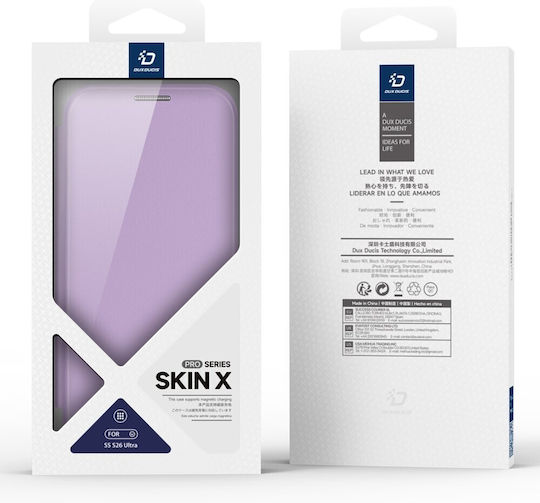 Dux Ducis Skin X Pro Series Magsafe Калъф Книга Лилав Samsung Galaxy S26 Ultra 5g