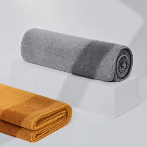 Lavetă Din Microfibră De Curățenie Uscare Lustruire Pentru Materiale Plastice Pentru Interior - Tabloul De Bord Mașină 400gsm Gri 75x35cm