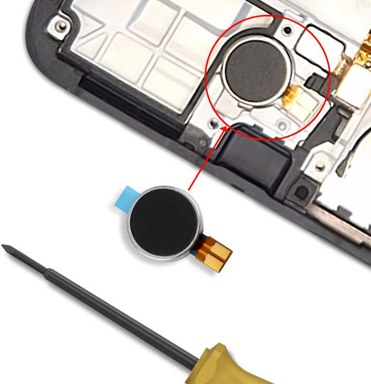 Clappio Ersatzmechanismus der Vibration Kompatibel mit Redmi Note 14 4G Schwarz