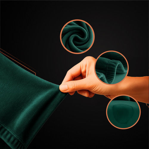 Elastic Cover Three Seater Sofa Dark Green 230cm