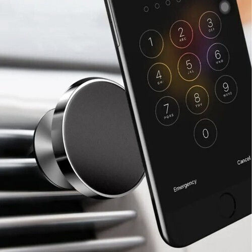 Bază Auto pentru Telefon cu Magnet Gri