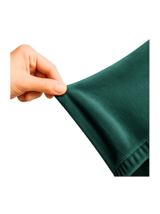 Ελαστικό Κάλυμμα Τριθέσιου Καναπέ Dark Green 230εκ.