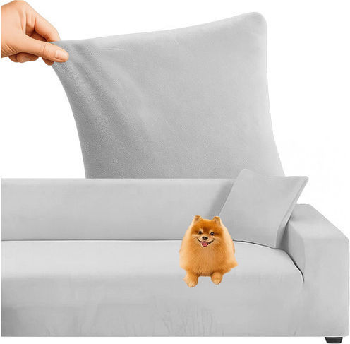 Wasserdichtes Elastisches Abdeckungsmaterial für Zweisitziges Sofa Hellgrau 185cm