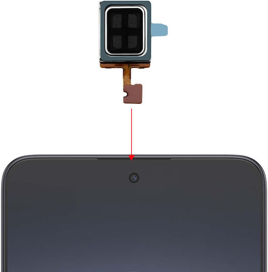 Clappio Kompatibles Lautsprecher Redmi Note 14 5G Ohrhörermodul Anrufe Benachrichtigungen Schwarz