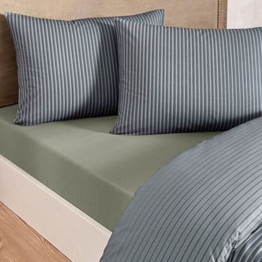 Tac Σετ Διπλή 200x220cm Marwen Stripes