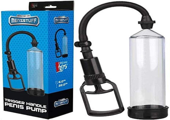 Dream Toys Menzstuff Trigger Handle Penis Pump Τρόμπα Πέους Διάφανη
