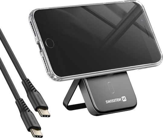 Swissten Magsafe Iphone 8 Plus Pack Dual-material Case 5000 Mah Power Bank Transparent