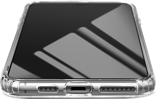 Swissten Magsafe iPhone XS Max Комплект Калъф Двоен Материал 5000 mAh Powerbank Прозрачен