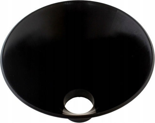 Răzuitor de Gheață Conic Zola Abs 14 Cm Diametru 10,6 Cm Înălțime Negru