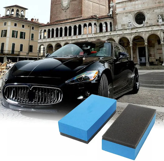 Aplicator Ceară Lustruire Protecție Ceramică Zola Burete Detailing 6.7 × 2.7 × 1.2 Cm Albastru Negru