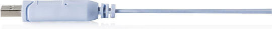 Digitus USB 2.0 Cable USB-A Male - RJ45 / USB-A Male Light Blue 1.8m DA-70173