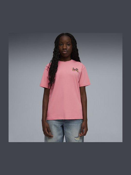 PUMA T-shirt Ροζ