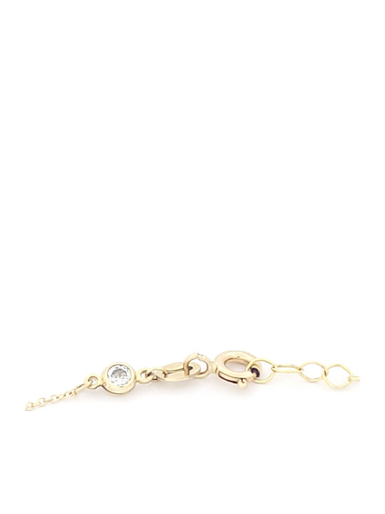 Women's Gold Chain Bracelet 14K 19.5cm