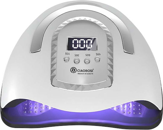 Avizar 20w Uv Led Manicure Lamp Nail Dryer Digital Display Timer White Black