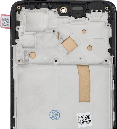 Incell Οθόνη με Μηχανισμό Αφής και Πλαίσιο για Redmi Note 12 Pro 4g (Μαύρο)