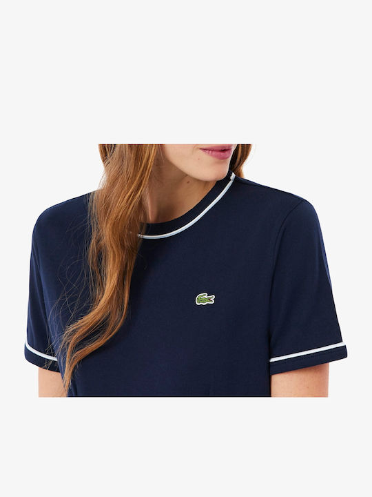 Καλοκαιρινό Midi T-shirt Φόρεμα Σκούρο Μπλε