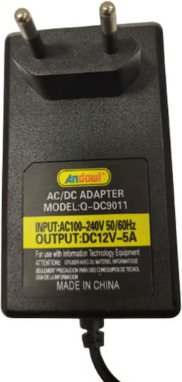 Taggo Универсално Захранващо Блокче 12 5A с Мощност 60W (Q-DC9011)