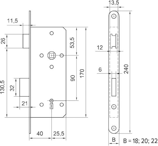 Пакет P 90 Брава+дръжка Сребриста 35-500 4578
