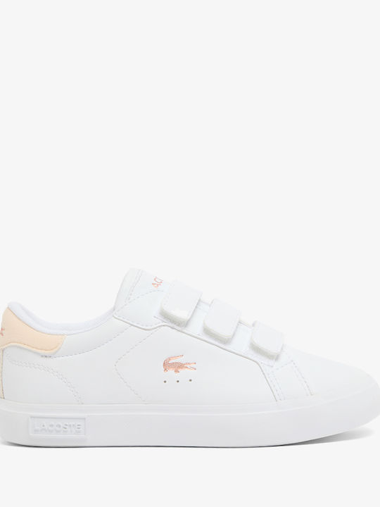 Lacoste Παιδικά Sneakers Λευκά Lacoste Παιδικά Sneakers Λευκά