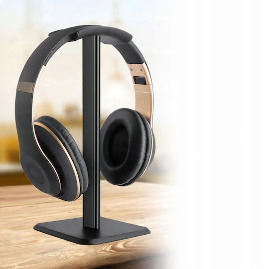 Suport Pentru Căști On-ear Zola Desktop Universal Aluminiu Silicon 10.5 X 10.5 X 23 Cm Negru