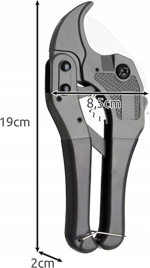 Manual Pipe Cutter for Plastic PEX Iron Steel Maximum Cutting Diameter 42mm ZY12503QWS66