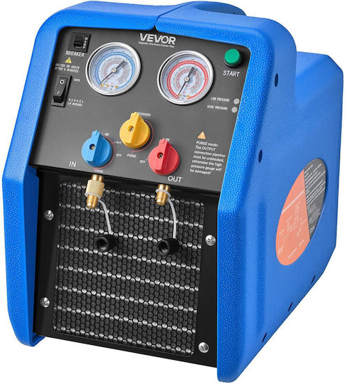Vevor Portable Refrigerant Recovery Machine 3/4 Hp 220v 50hz Single Cylinder Ac Recovery Machine Liquid Vapor Refrigerant 1450 Rpm Recycling Unit Hvac Automotive & Household Air Conditioning Lmhsjbxsysdjt9pfp001v2
