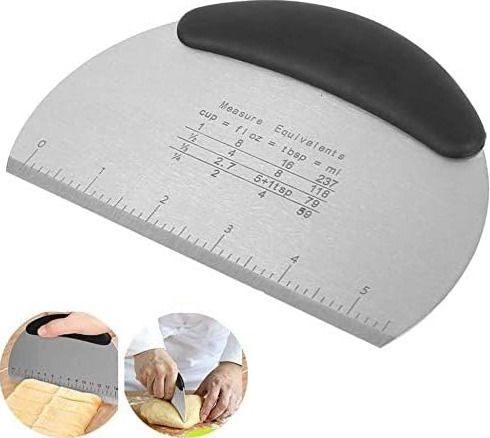 Zuckergusswerkzeuge & Spachteln Rostfreier Stahl Gebäckschaber 16cm
