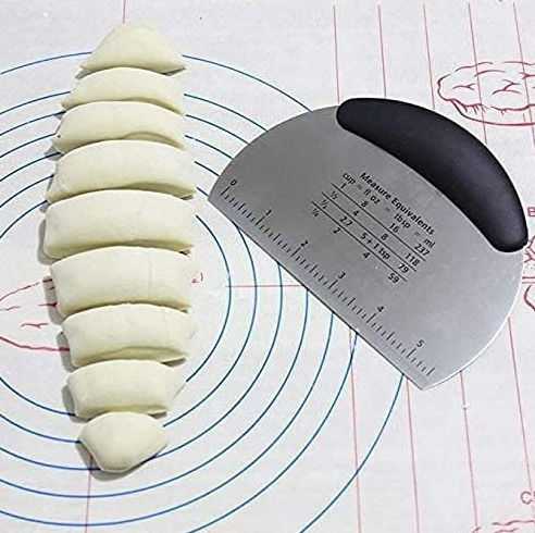 Zuckergusswerkzeuge & Spachteln Rostfreier Stahl Gebäckschaber 16cm