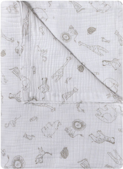 Kentia Pătură Pepinieră Swaddling Albă 70x100 cm
