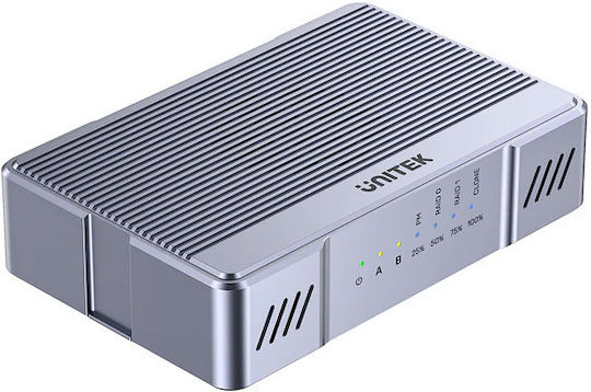 Unitek Usb-c 2-bay External M2 Ssd Enclosure Raid 20gbps S1247a