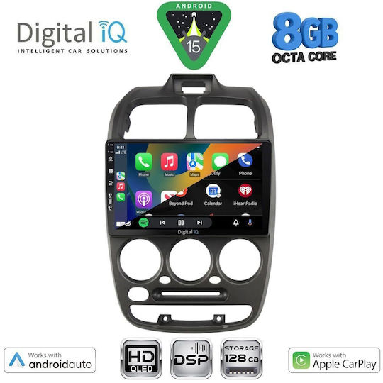 Digital IQ Ηχοσύστημα Αυτοκινήτου για Hyundai Accent 1999-2004 (Bluetooth/USB/WiFi/GPS/Apple-Carplay/Android-Auto) με Οθόνη Αφής 9"